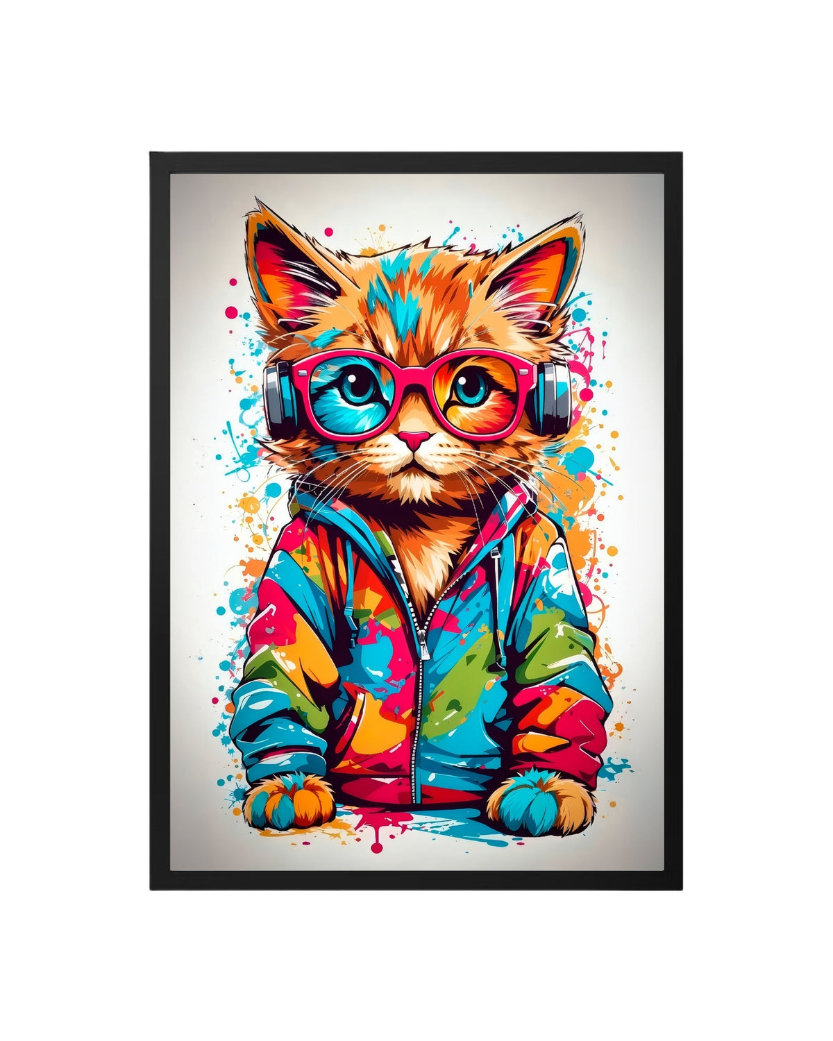 Cuadro Dj Gatuno Urbano (Pop Art)