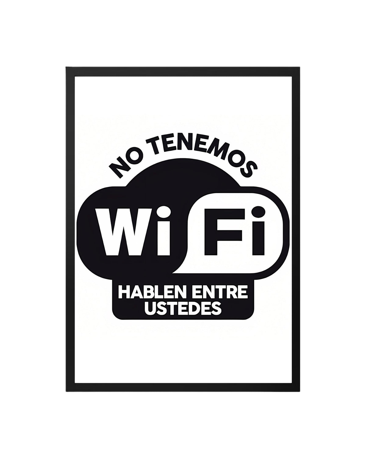 Cuadro WiFi - La Ironía Social