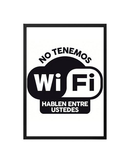 Cuadro WiFi - La Ironía Social
