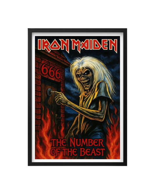 Cuadro Iron Maiden – The Number of the Beast