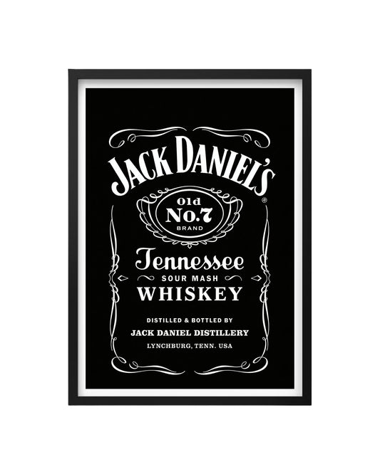 Cuadro Jack Daniel's – Old No. 7 Label Classic