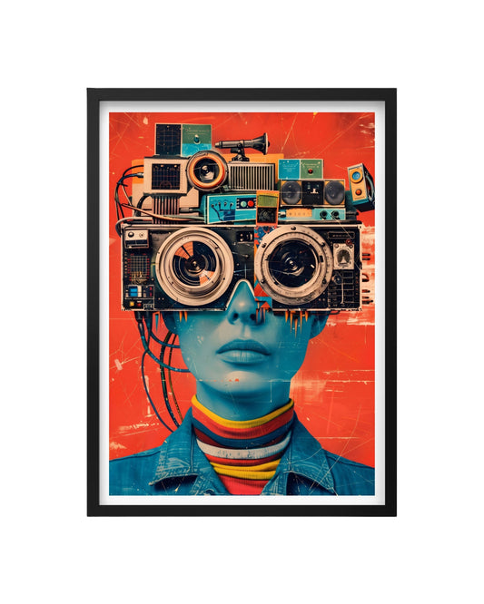 Cuadro Retro Cyberpunk – Analog Vision