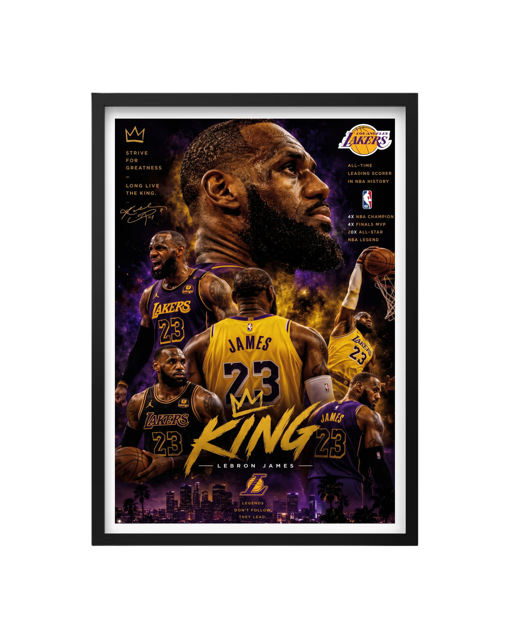 Cuadro LeBron James (Los Angeles Lakers)