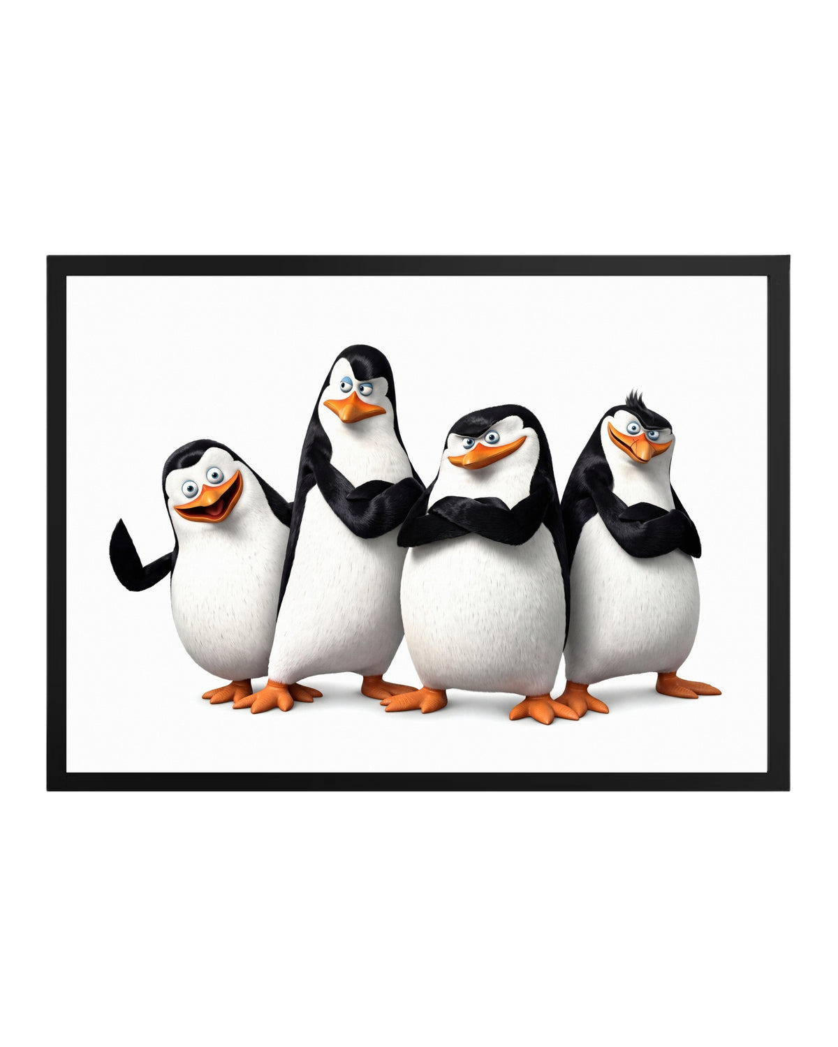 Cuadro Los Pingüinos de Madagascar