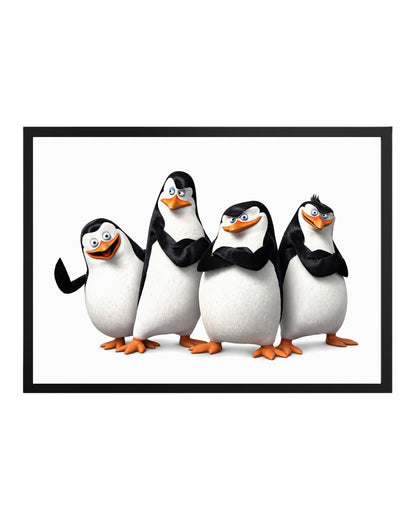 Cuadro Los Pingüinos de Madagascar
