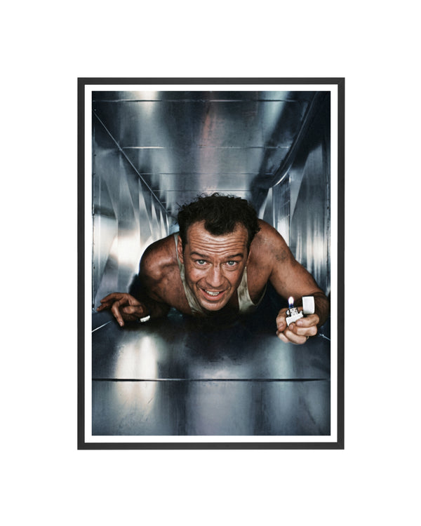 Cuadro Die Hard (John McClane en los Conductos)