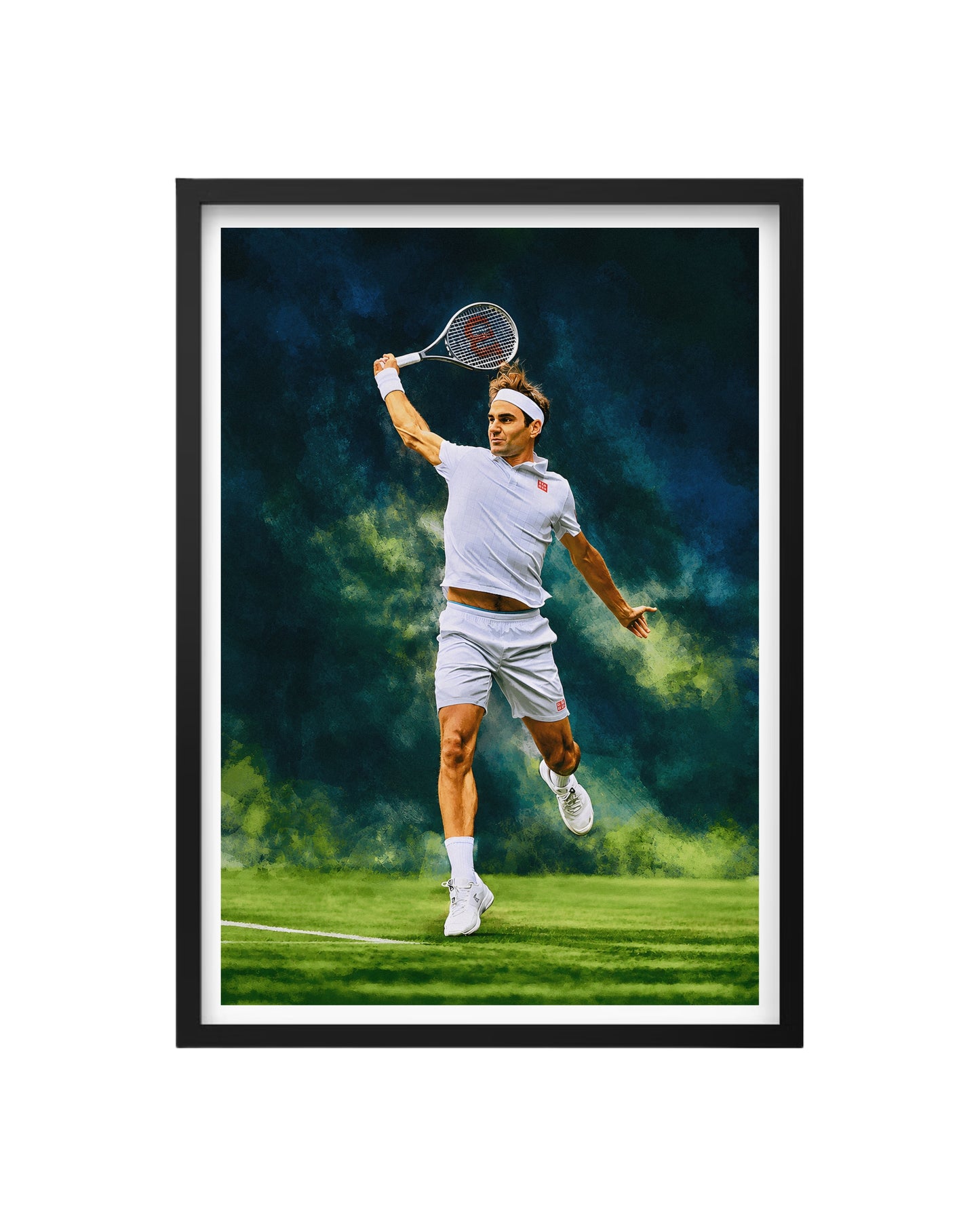Cuadro Roger Federer – Su Majestad en la Cancha