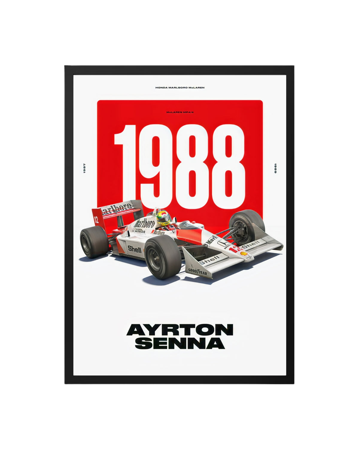 Cuadro Ayrton Senna
