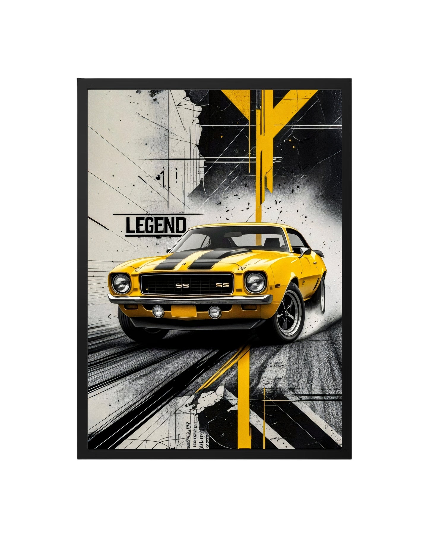 Cuadro Camaro SS - El rugido de la leyenda