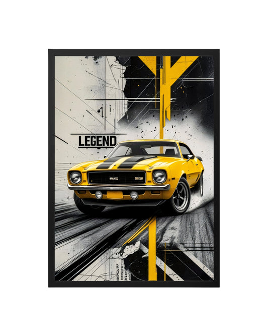 Cuadro Camaro SS - El rugido de la leyenda