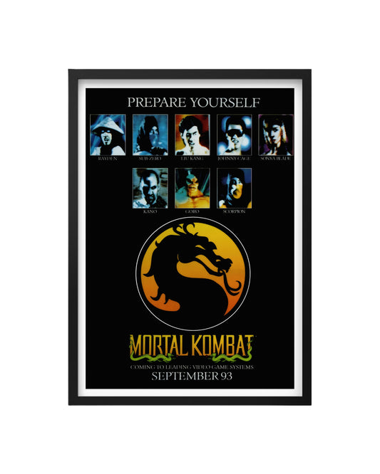 Cuadro Mortal Kombat – Prepare Yourself (1993)