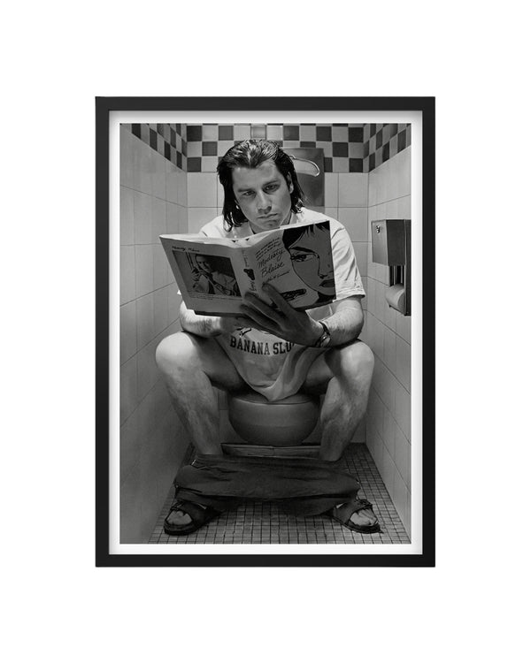 Cuadro Pulp Fiction (Vincent Vega en el Baño)