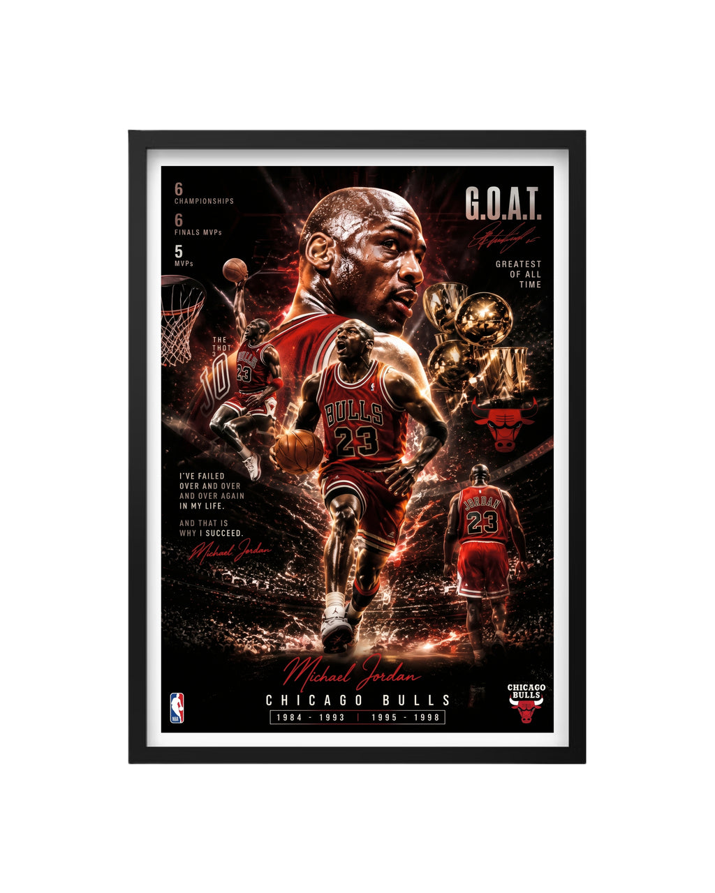 Cuadro Michael Jordan (Chicago Bulls / G.O.A.T.)