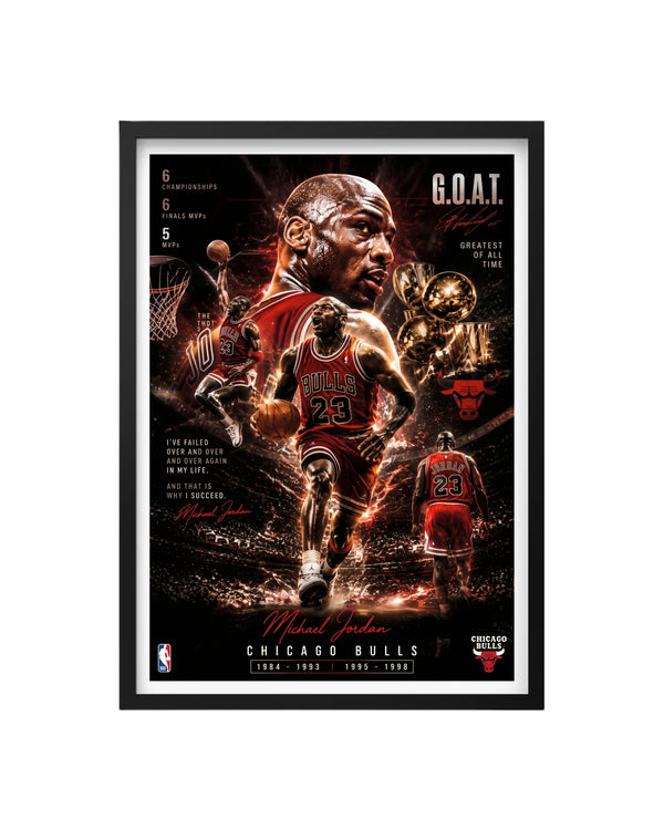 Cuadro Michael Jordan (Chicago Bulls / G.O.A.T.)