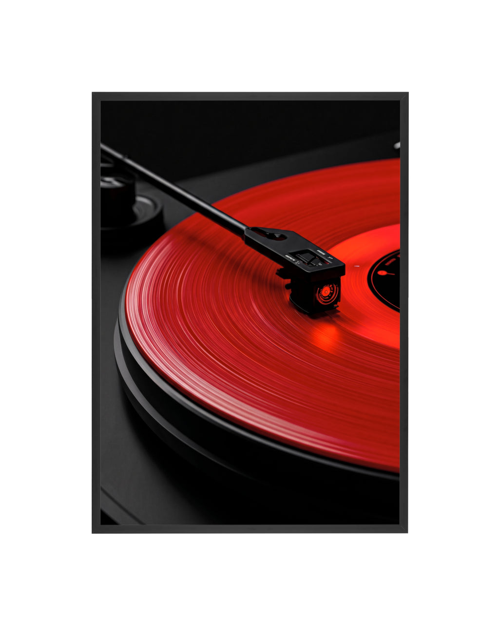 Cuadro Vinilo Rojo (Tocadiscos Edition)