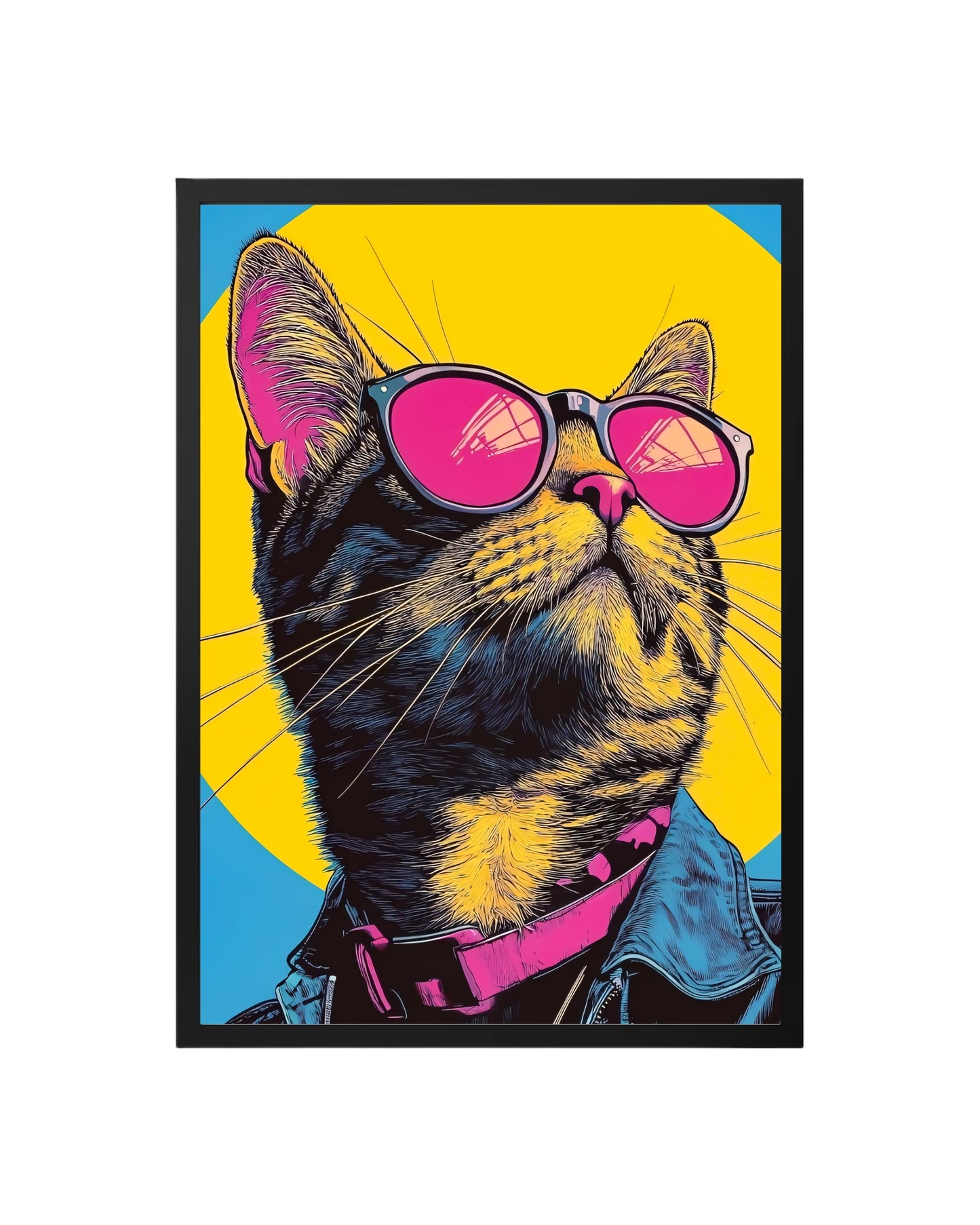 Cuadro Gato pop