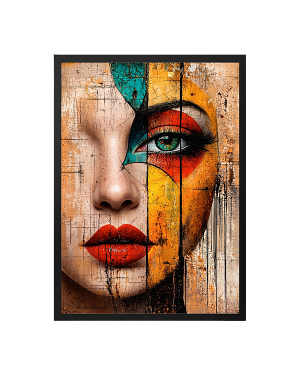 Cuadro Rostro Abstracto & Pop Art – La Expresión Vanguardista