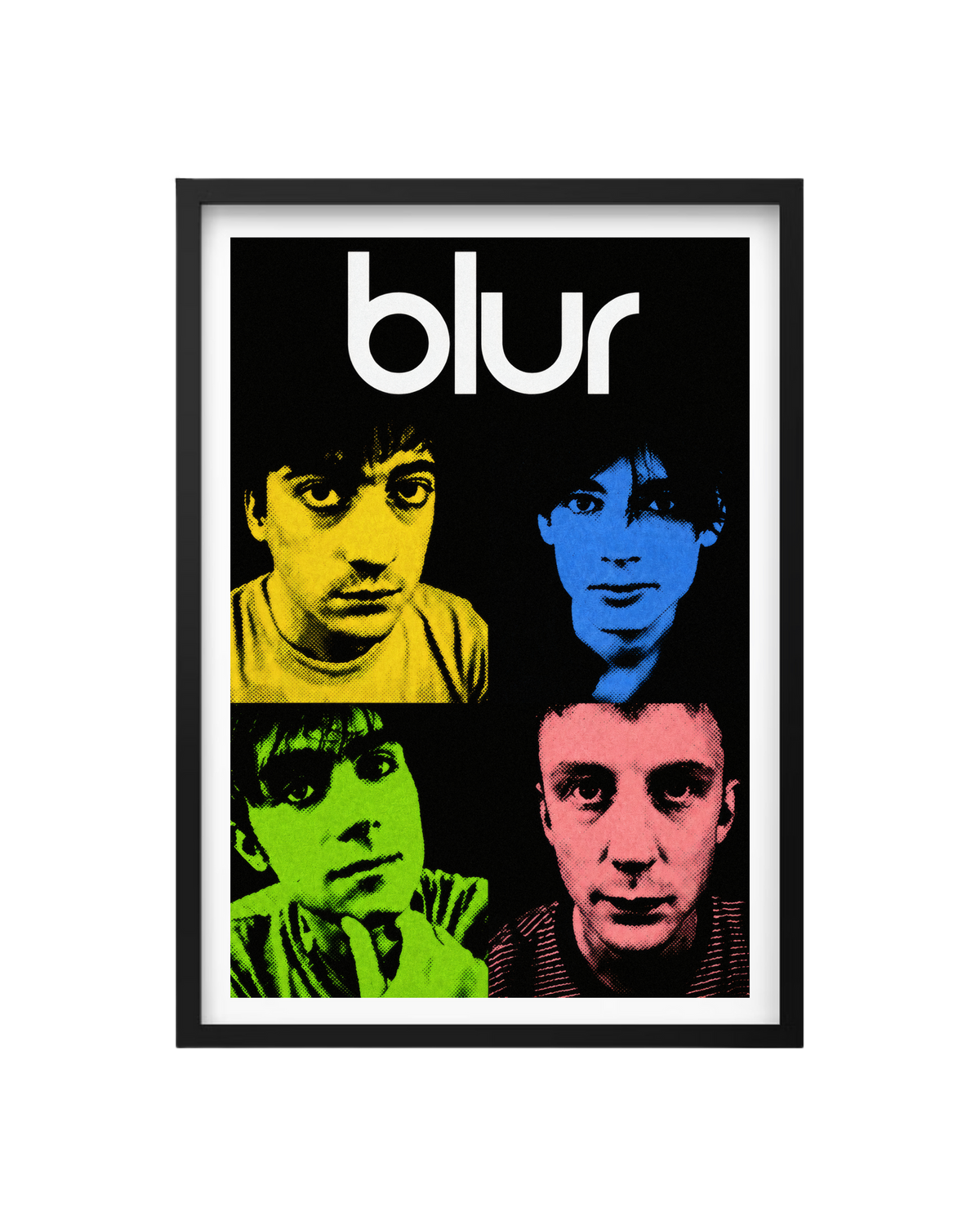 Cuadro Blur – Lo Mejor del Britpop en Arte Pop