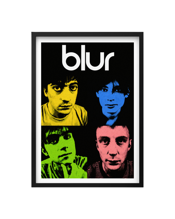 Cuadro Blur – Lo Mejor del Britpop en Arte Pop