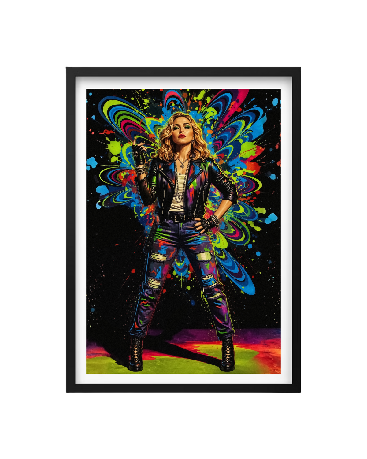 Cuadro Madonna – La Reina del Pop Abstracta