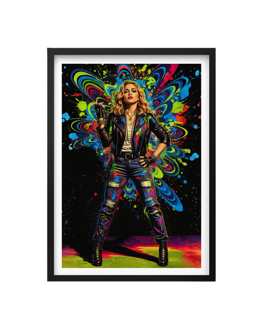 Cuadro Madonna – La Reina del Pop Abstracta