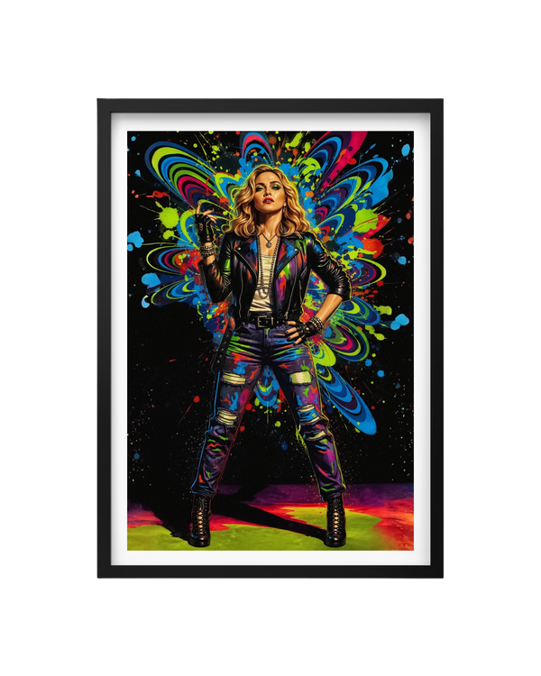 Cuadro Madonna – La Reina del Pop Abstracta