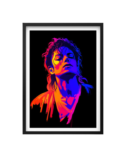 Cuadro Michael Jackson – Neon King of Pop