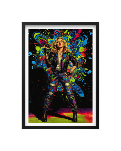 Cuadro Madonna – La Reina del Pop Abstracta