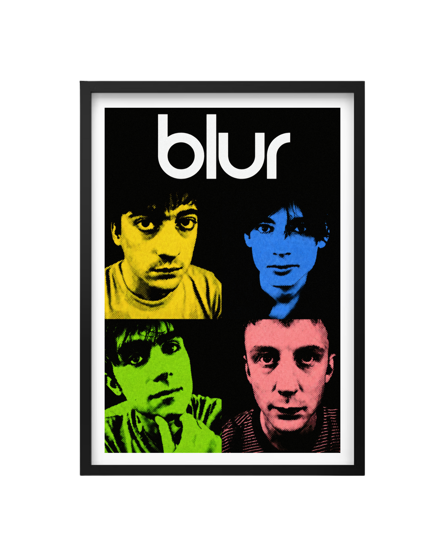 Cuadro Blur – Lo Mejor del Britpop en Arte Pop