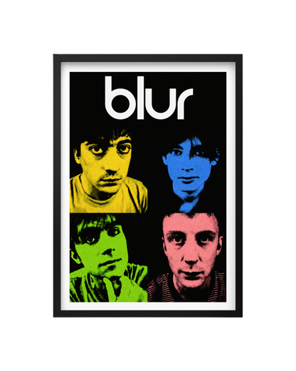 Cuadro Blur – Lo Mejor del Britpop en Arte Pop