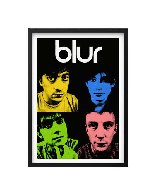 Cuadro Blur – Lo Mejor del Britpop en Arte Pop