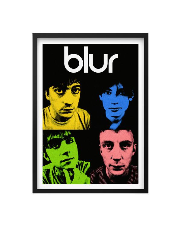 Cuadro Blur – Lo Mejor del Britpop en Arte Pop