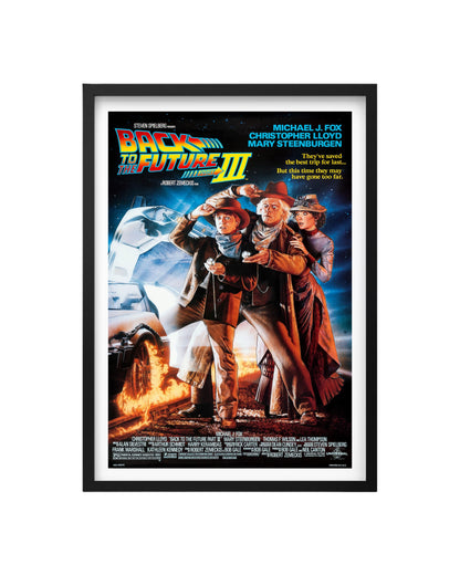 Cuadro Volver Al Futuro III - Poster Original 1990