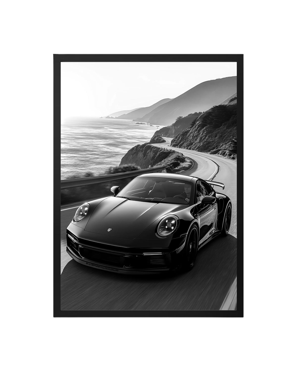 Cuadro Porsche 911 – Blanco y Negro