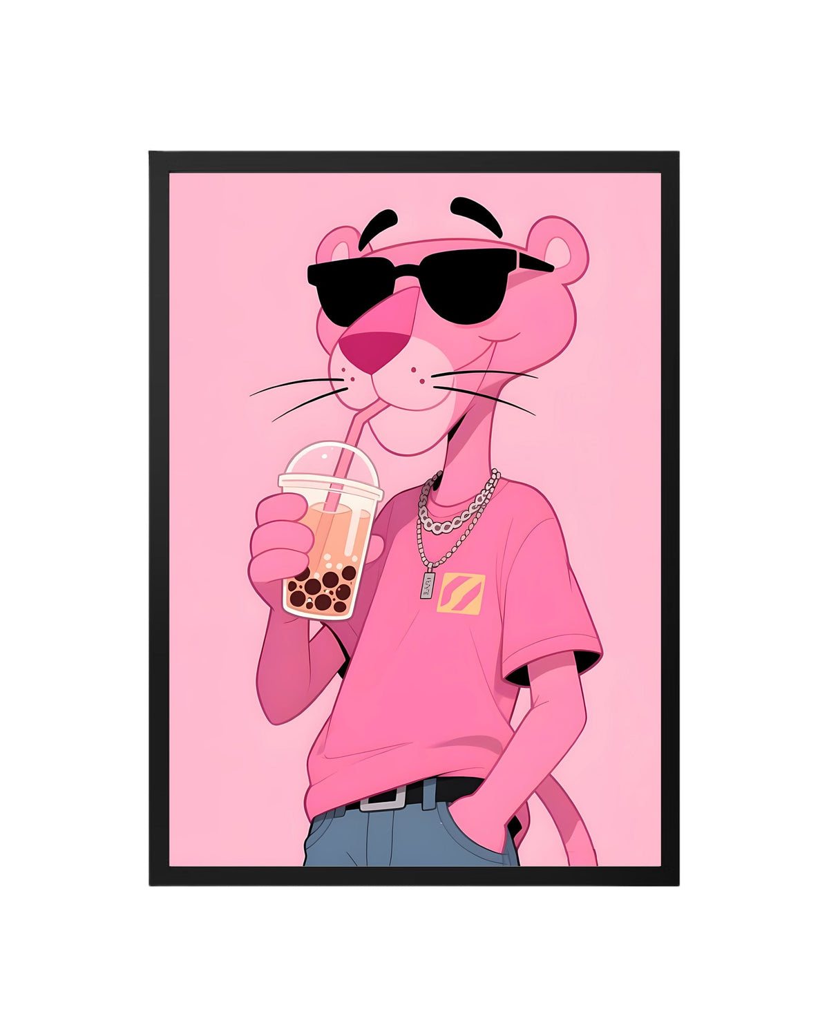Cuadro Pantera Rosa Pink Vibe – Urban Cool