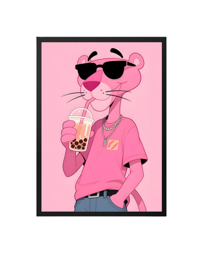Cuadro Pantera Rosa Pink Vibe – Urban Cool