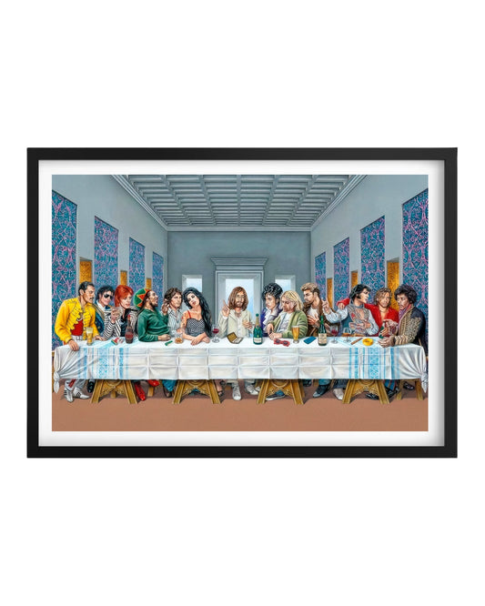 Cuadro La Última Cena Del Rock