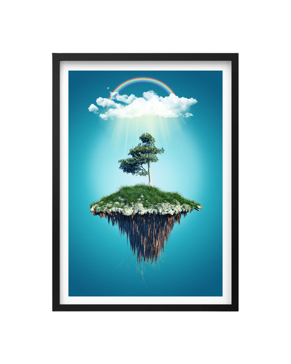 Cuadro Isla Flotante