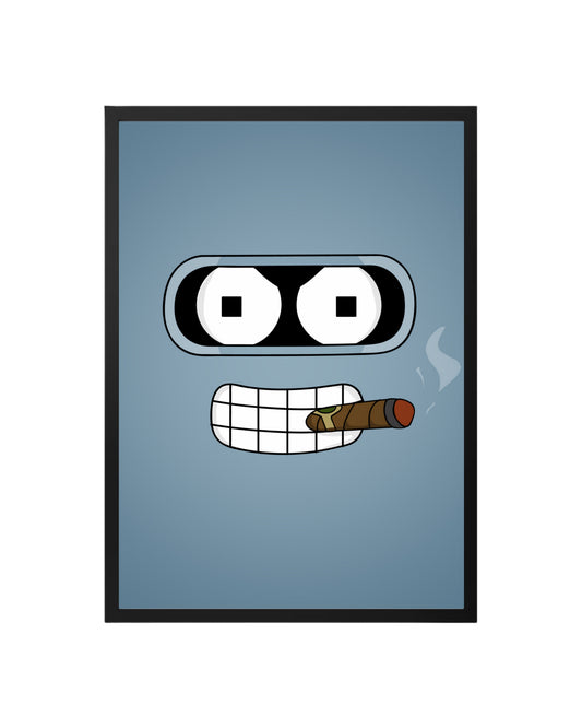 Cuadro Bender – Actitud de Acero (Futurama)