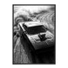Cuadro Dodge Charger Supercharged (Burnout Cenital)