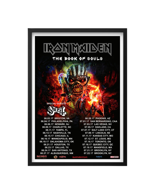 Cuadro Iron Maiden – The Book of Souls World Tour (2017)