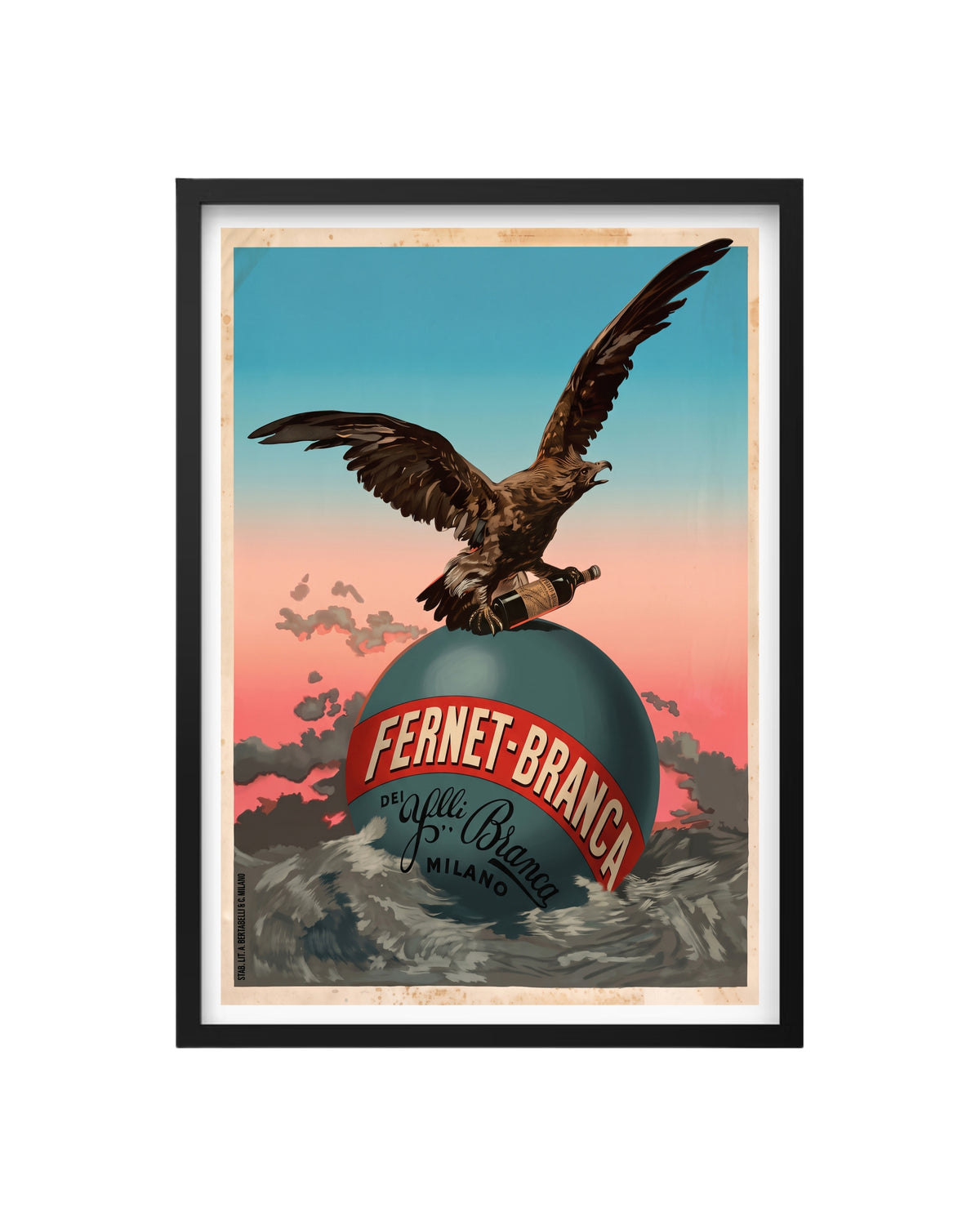 Cuadro Fernet-Branca – Vintage Milano Poster