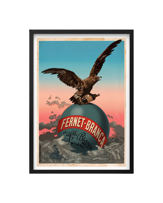 Cuadro Fernet-Branca – Vintage Milano Poster