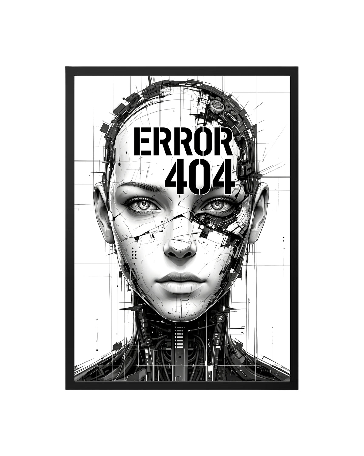 Cuadro Cyberpunk – Android Error 404