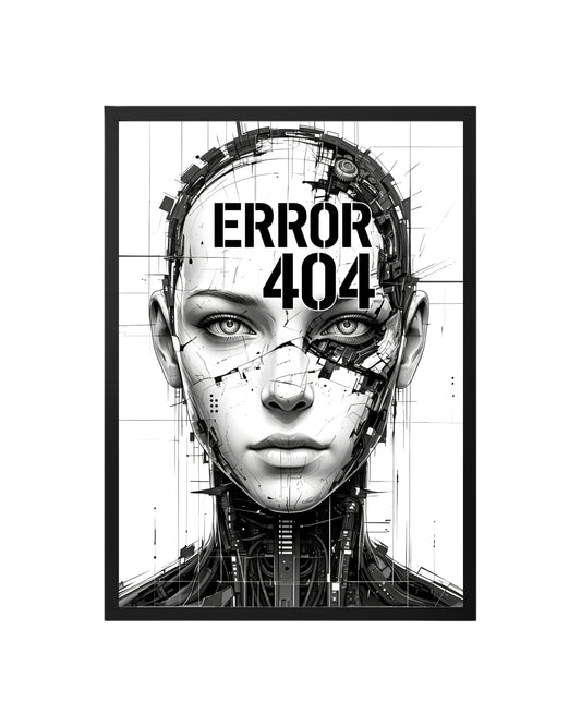 Cuadro Cyberpunk – Android Error 404