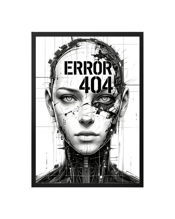 Cuadro Cyberpunk – Android Error 404
