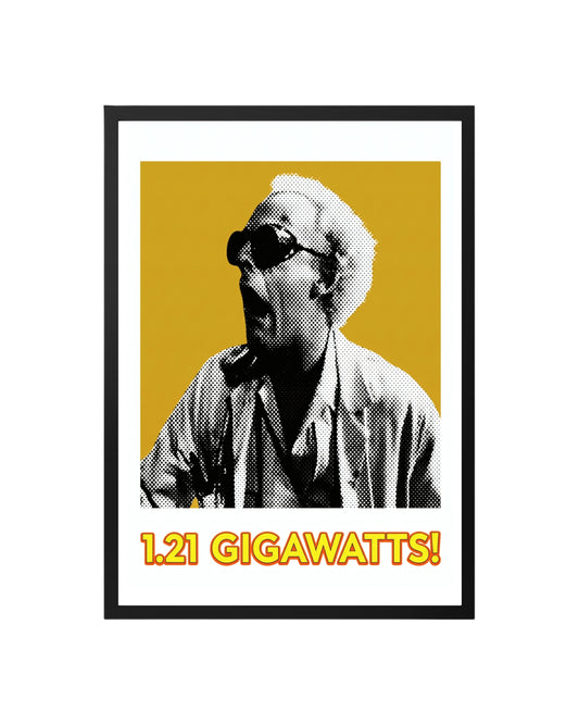 Cuadro Volver al Futuro – Doc Brown 1.21 Gigawatts
