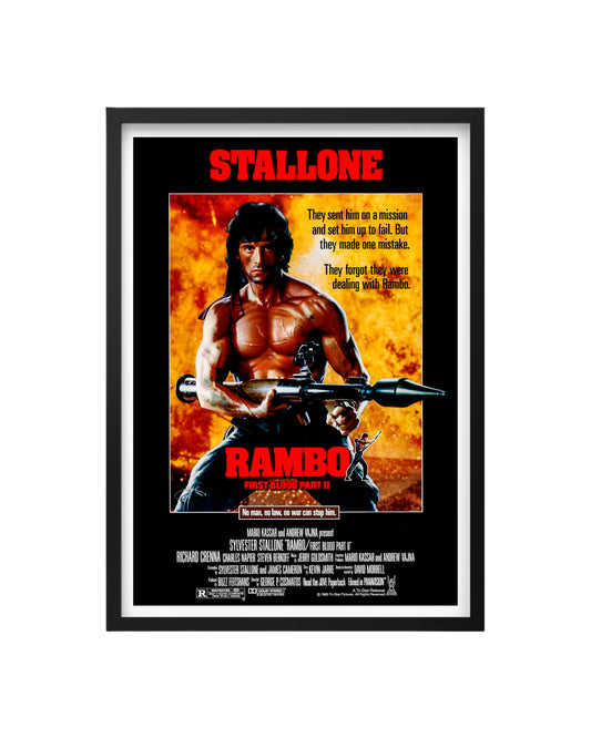 Cuadro Rambo: First Blood Part II