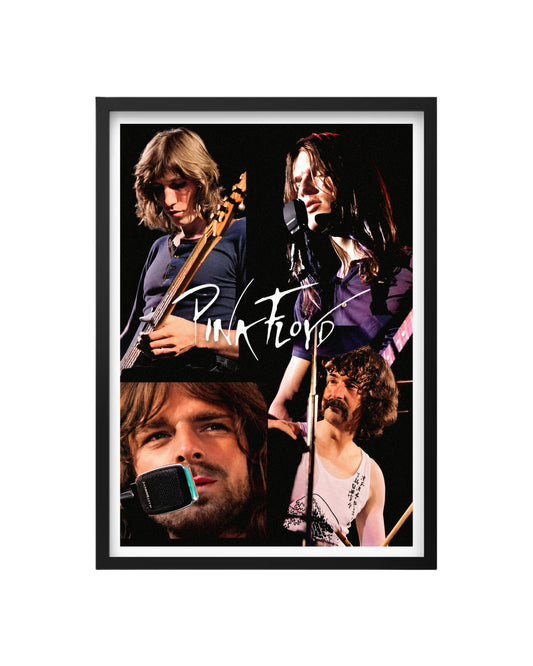 Cuadro Pink Floyd – Live Band Collage (1970s)