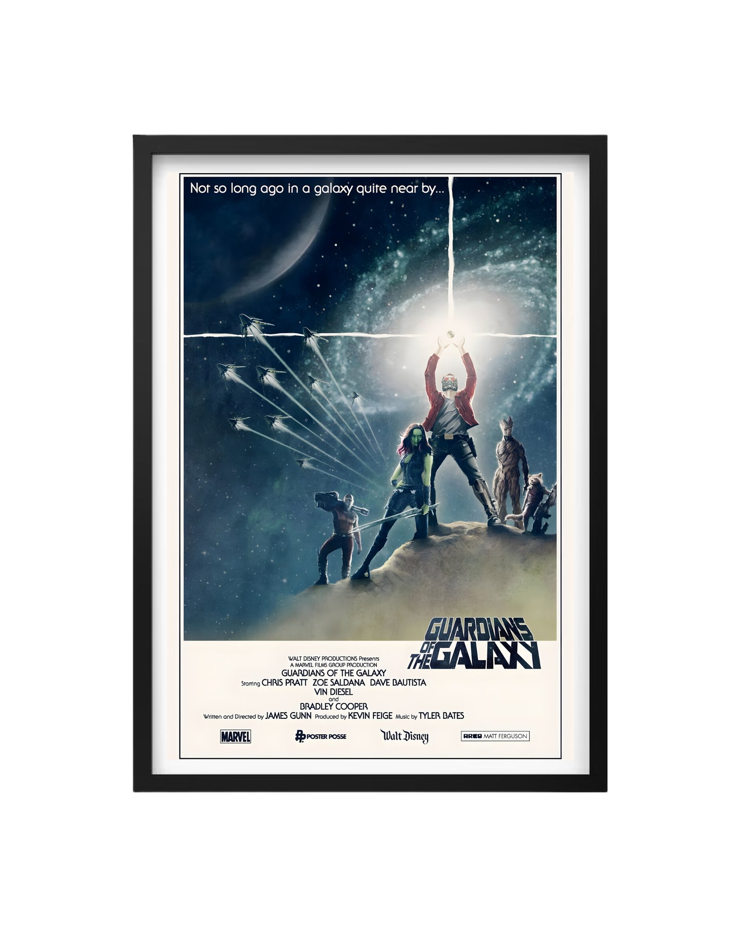 Cuadro Guardianes de la galaxia – Retro Star Wars Tribute